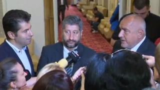 Петков, Иванов и Борисов се събраха в кулоарите и хвърлиха бомба БЛИЦ TV