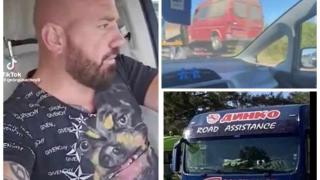 Скандално! Динко от Ямбол сипе тежки закани, а негова кола... ВИДЕО 