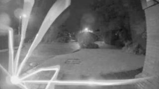 Като извънземно: Паяк позвъни на вратата и изкара акъла на спящо семейство ВИДЕО 