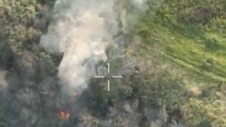 ВИДЕО от войната: Въздушното разузнаване и артилерията на ВСУ унищожиха склад за боеприпаси