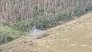 ВИДЕО от войната: Показаха унищожаването на укрепен район на ВСУ край Кременная