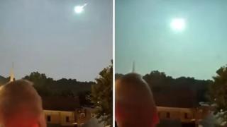 Необичаен феномен в нощното небе смая всички ВИДЕО