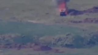 ВИДЕО от войната: Голяма партида руска техника беше "изпържена"
