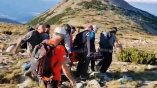 Екшънът е бил пълен! Как спасиха потрошения белгиец в Пирин ВИДЕО