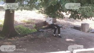 Пловдивчанин бие тревога: Този мъж всеки ден е на пейката срещу училището и прави нещо много гнусно ВИДЕО 