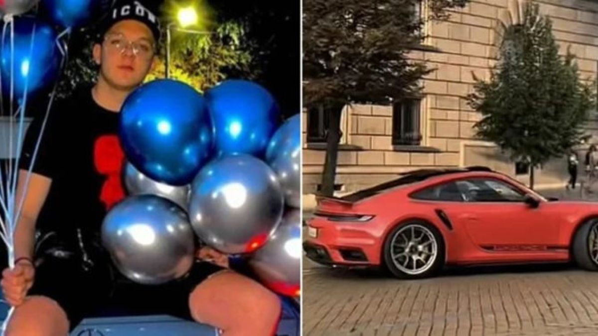 На гъзарчето с дрифтиращото Порше на жълтите павета му се стъжни