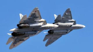 Ниска видимост и отлично поразяване: Изтребителите пето поколение Су-57 смълчаха Шойгу