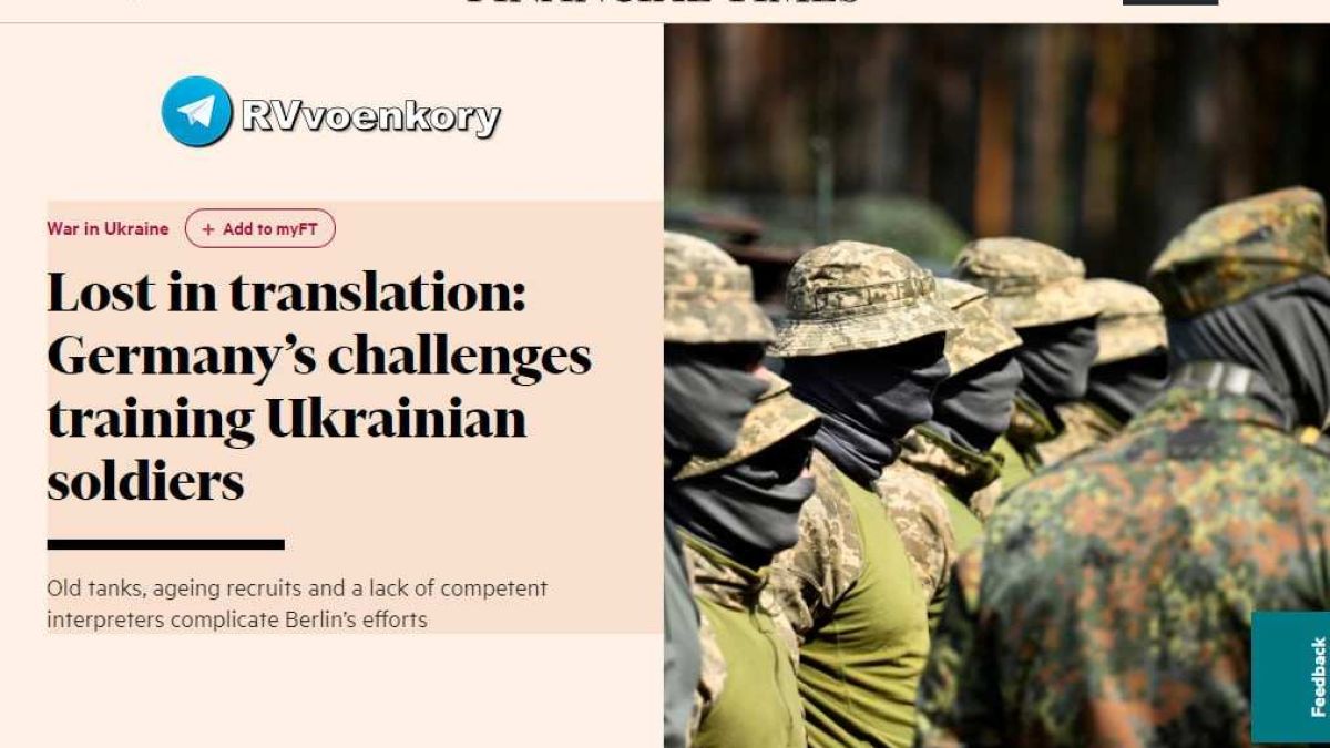 FT: Голям проблем с обучението на украинските войници в Европа