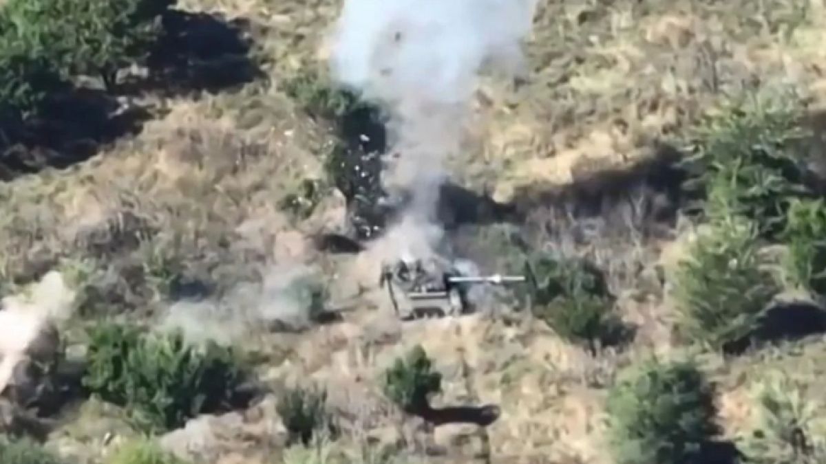 ВИДЕО от войната: Въоръжените сили на Украйна унищожиха Т-90М "Пробив" на руснаците
