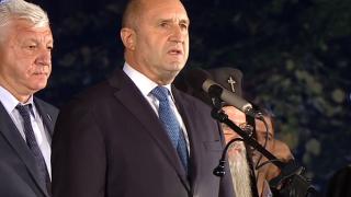 Освиркаха Радев на тържествената проверка в Пловдив 