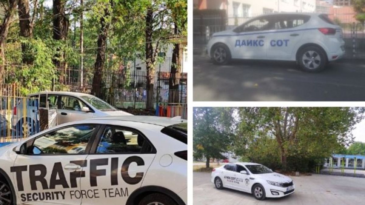 Частни охранители пазят децата пред училищата