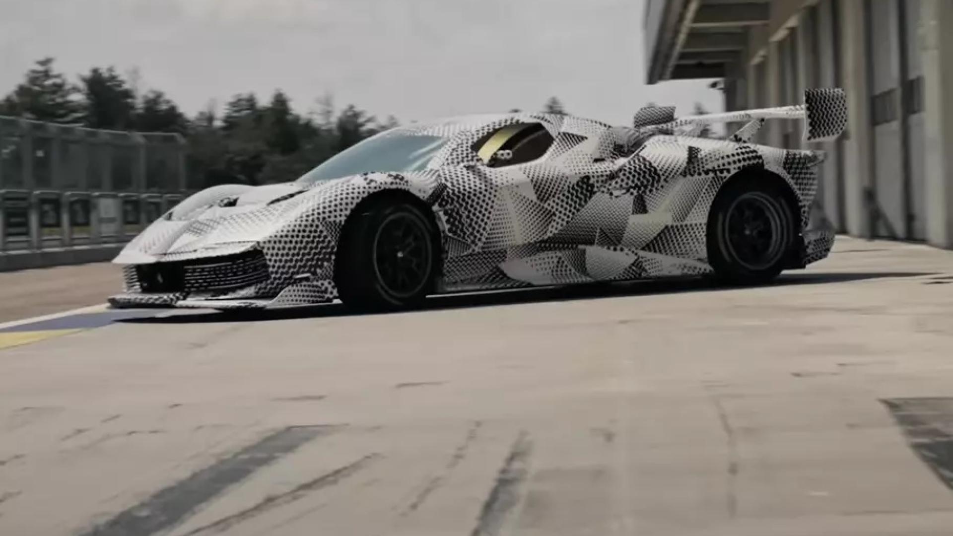 Показаха в движение уникалния суперавтомобил Ferrari KC23 ВИДЕО