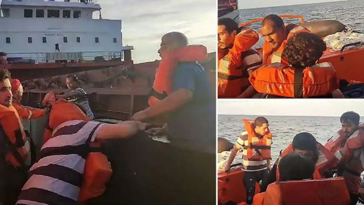 Мощна експлозия разтърси кораб в Черно море на километри от България ВИДЕО 