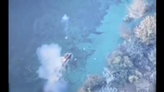 ВИДЕО от войната: Руска моторна лодка бе потопена от одески гвардейци