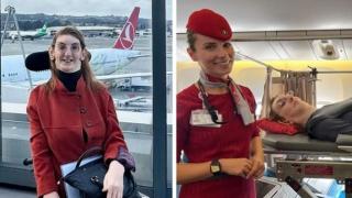 Най-високата жена в света се качи за първи път на самолет, трябваше да... ВИДЕО