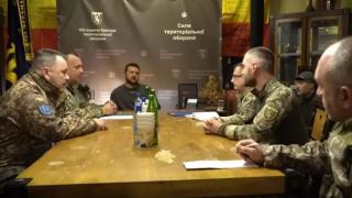 Зеленски посети най-горещите точки на фронта ВИДЕО 