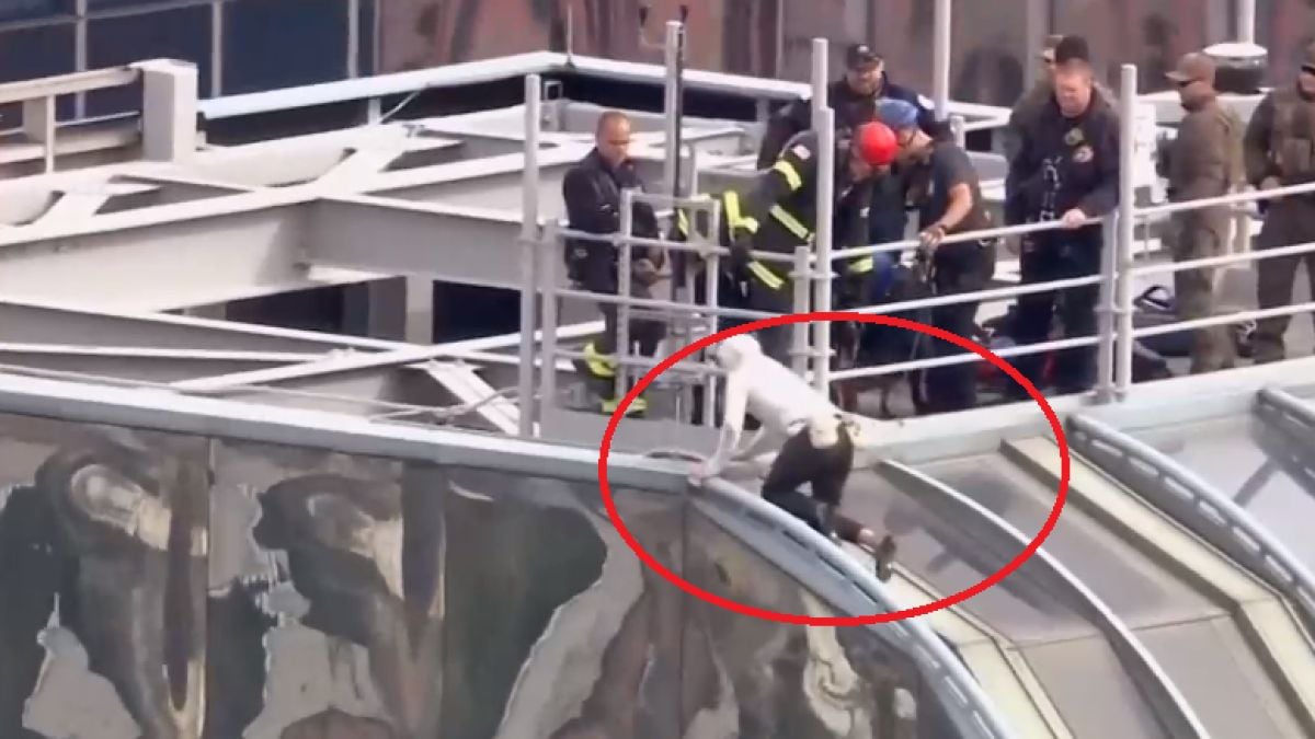 Пълен шок! Мъж изкачи небостъргач в Чикаго, а на покрива... ВИДЕО