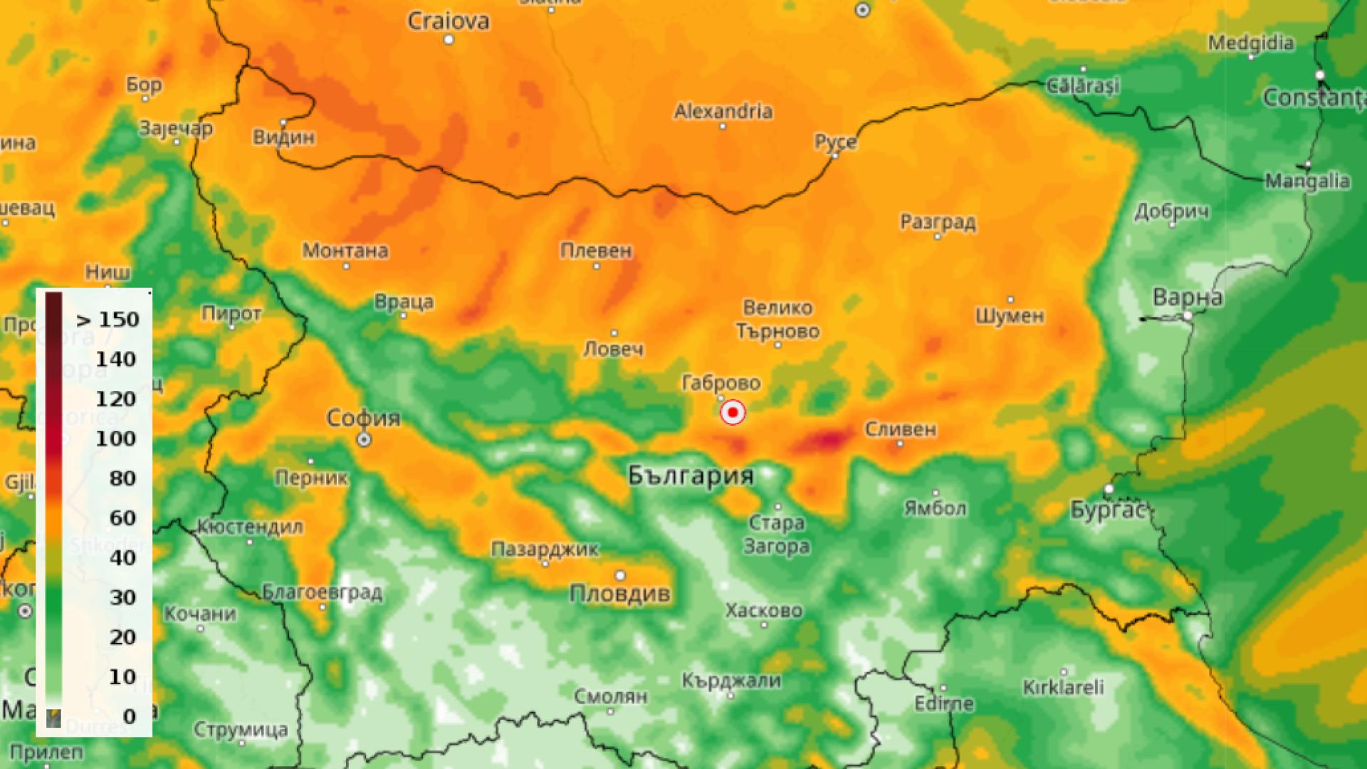 До часове страховито време удря тези райони в България КАРТА