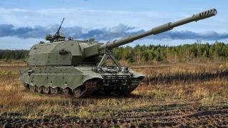 Ново руско самоходно оръдие отива на фронта в Украйна