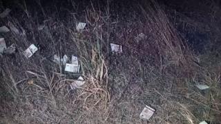 Нови разкрития за невиждания екшън с обир, гонка и стотици разхвърляни банкноти във Видинско ВИДЕО