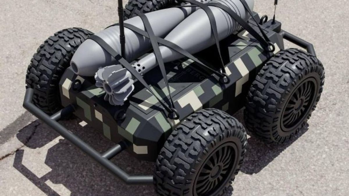 Украйна пуска на фронта робота камикадзе Ratel S