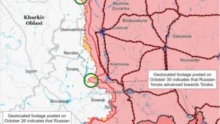 ВСУ с мощна контраатака, КАРТА разкрива щурма към Купянско и Работино