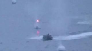 Украйна с мощен удар: Порази руски десантни кораби край Крим ВИДЕО