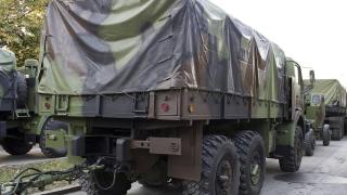 Военна техника тръгва по пътищата на страната 