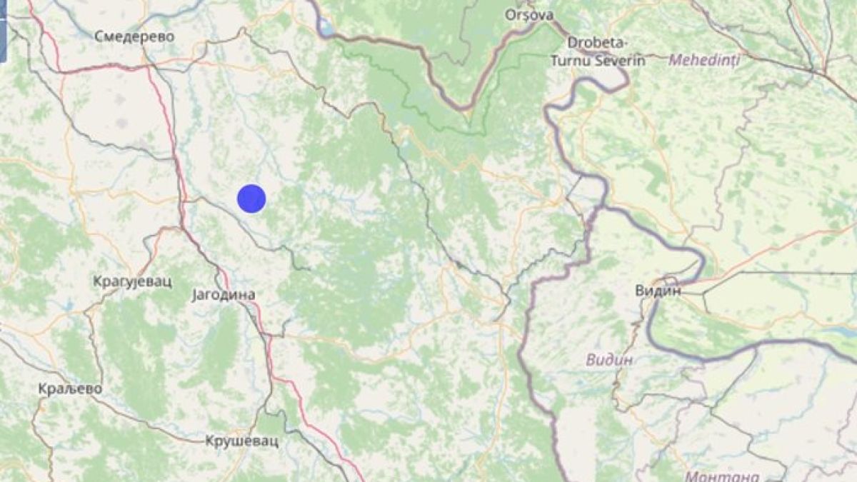 Силен трус удари на 230 км от София