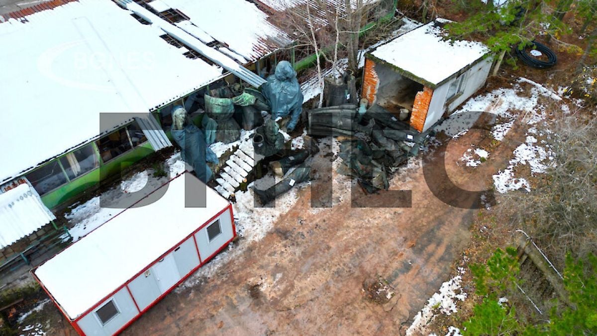 ВИДЕО от дрон разкри къде се озоваха нарязаните фигури от ПСА 