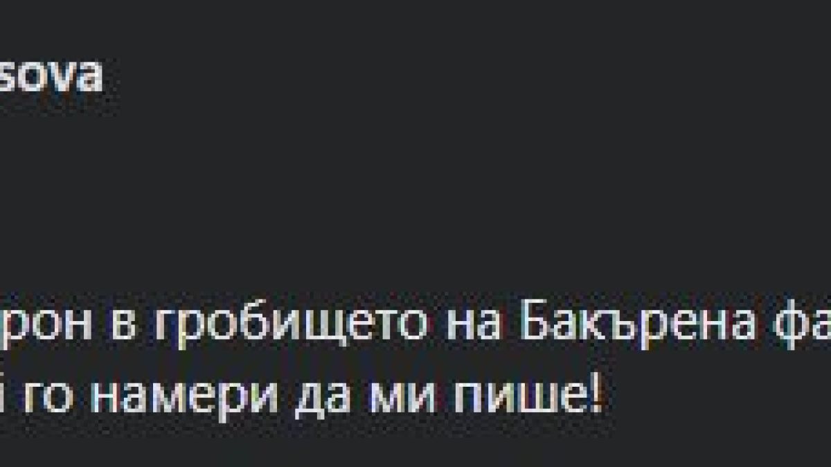 Зловеща история от гробищния парк „Бакърена фабрика” в София, мрежата кипна