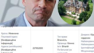 Кметът на Киев Кличко декларира имение за чудо и приказ, шейховете ще му завидят