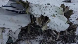Показаха първо ВИДЕО от мястото на катастрофата с Ил-76