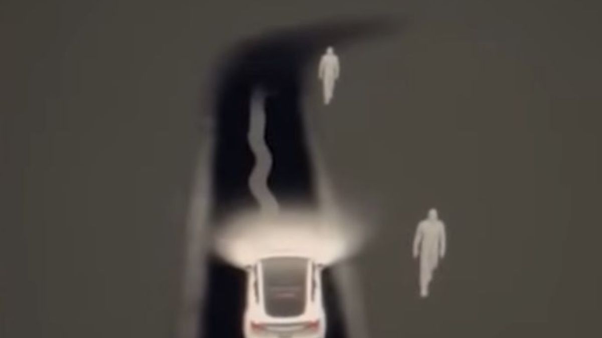Зловещо ВИДЕО, заснето от кола на Tesla на гробище, взриви мрежата ВИДЕО 