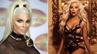 Йелена Карлеуша пристигна в България с 20 човека антураж, а Андреа й скочи... СНИМКИ