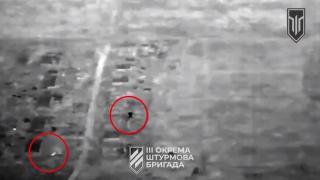 Ято FPV дронове от украинската рота „Криле“ удари жестоко руски военни край Авдеевка! Зрелищни КАДРИ