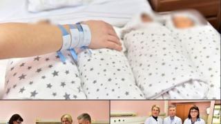 Чудо! Жена от Балканите роди четиризнаци СНИМКИ