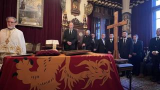 Погребаха княз Кардам Търновски в Двореца "Врана" СНИМКИ