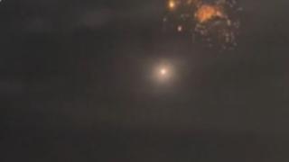 Зрелищно ВИДЕО с нощен отстрел на дронове над Одеса 