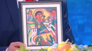 Проф. Рачев показа уникален африкански Свети Георги 