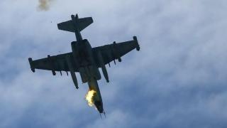 ВСУ свалиха е руски Су-25 в степите на Донбас