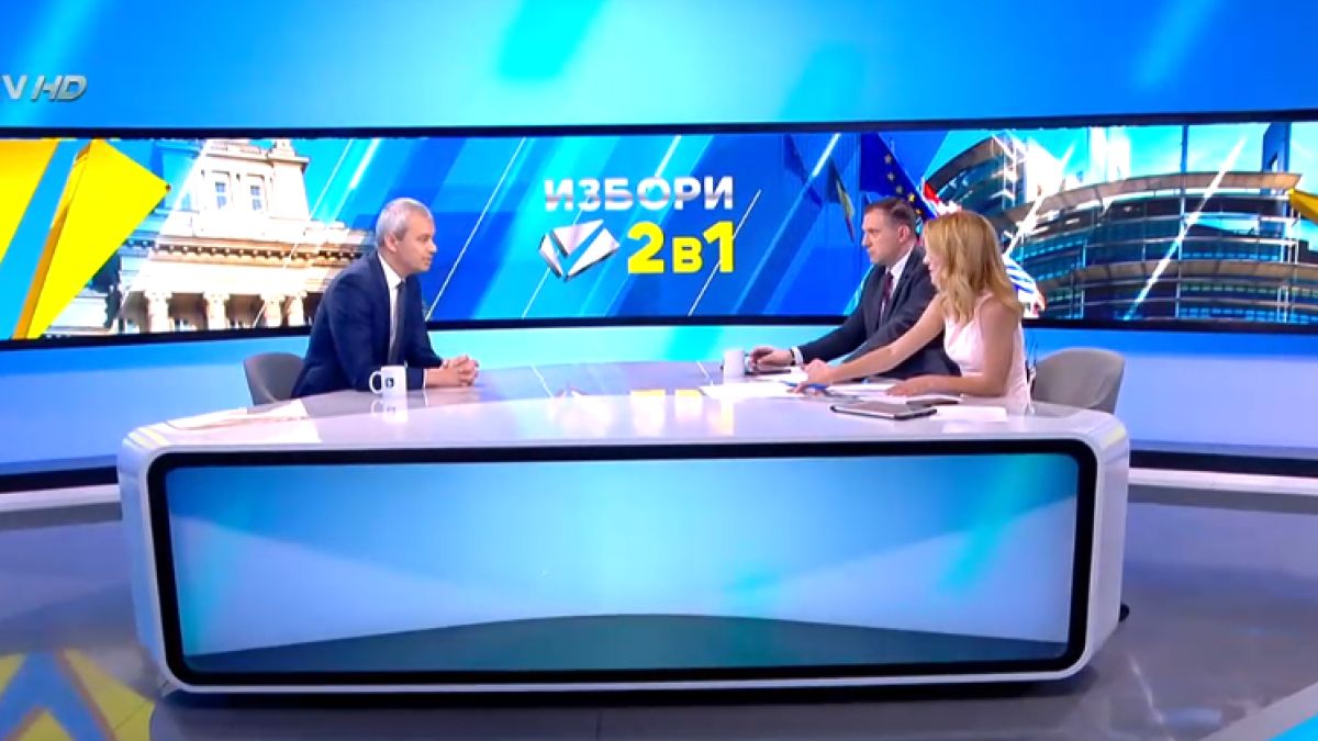 Сеир в ефира: Костадинов и Цънцарова се хванаха за гушите СНИМКИ