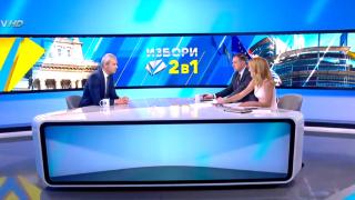 Сеир в ефира: Костадинов и Цънцарова се хванаха за гушите СНИМКИ