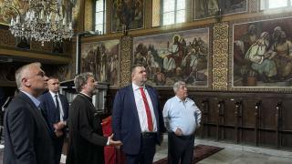 Делян Пеевски, председател на ДПС, посети Търговище