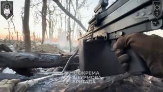 Бойци от 3-а щурмова бригада превзеха руски позиции край Харков СНИМКИ