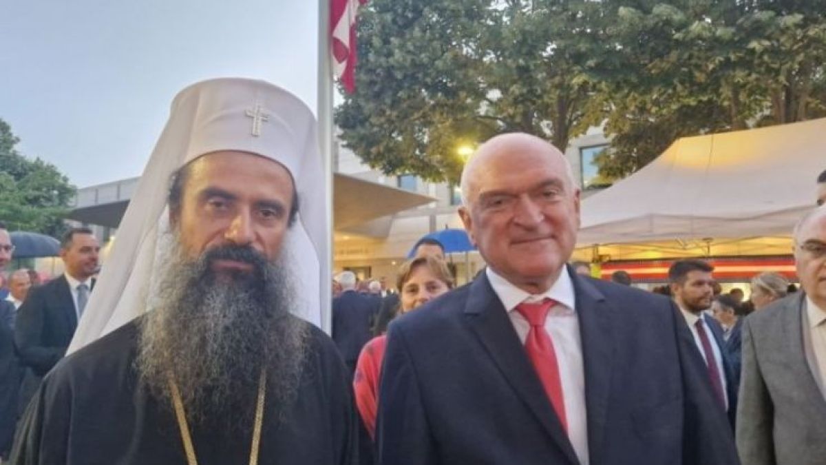 Патриарх Даниил присъства на прием в посолството на САЩ СНИМКИ
