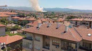 Извънредно: Голям пожар в карловско, огънят пълзи опасно към...