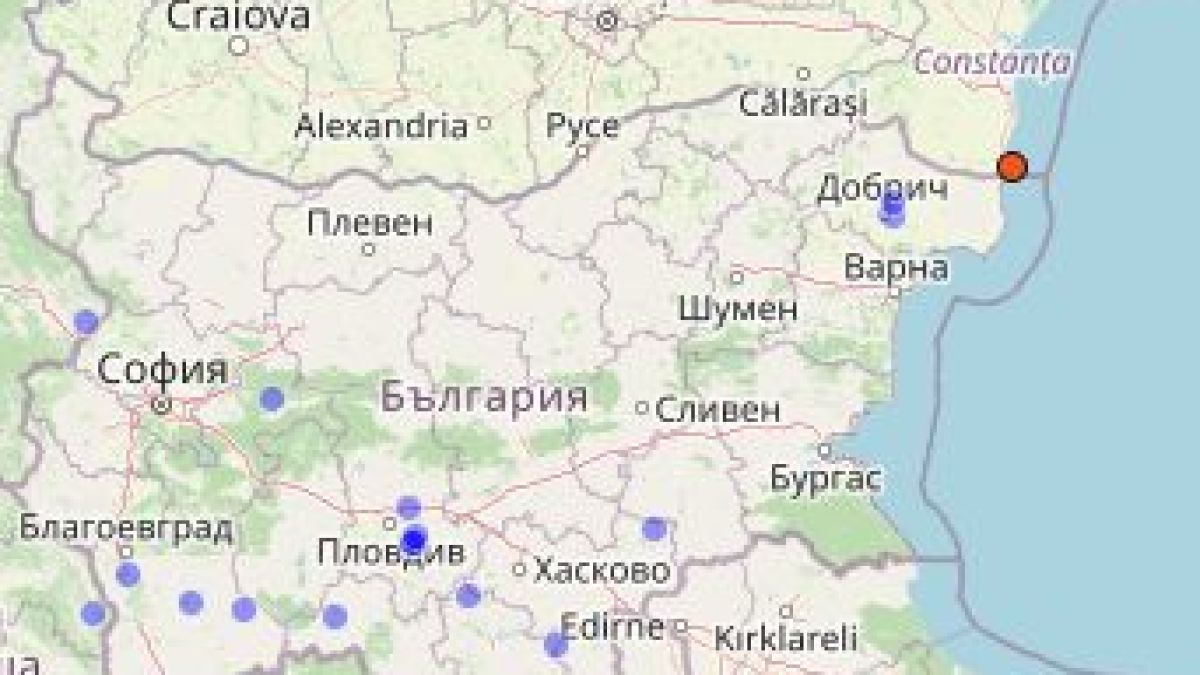 Земетресение разлюля Черно море, усетиха го във... СНИМКИ