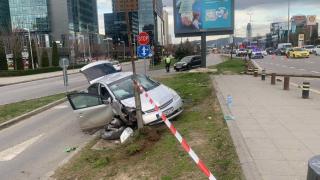 Сигнал до БЛИЦ: Катастрофа на "Цариградско шосе" в София 