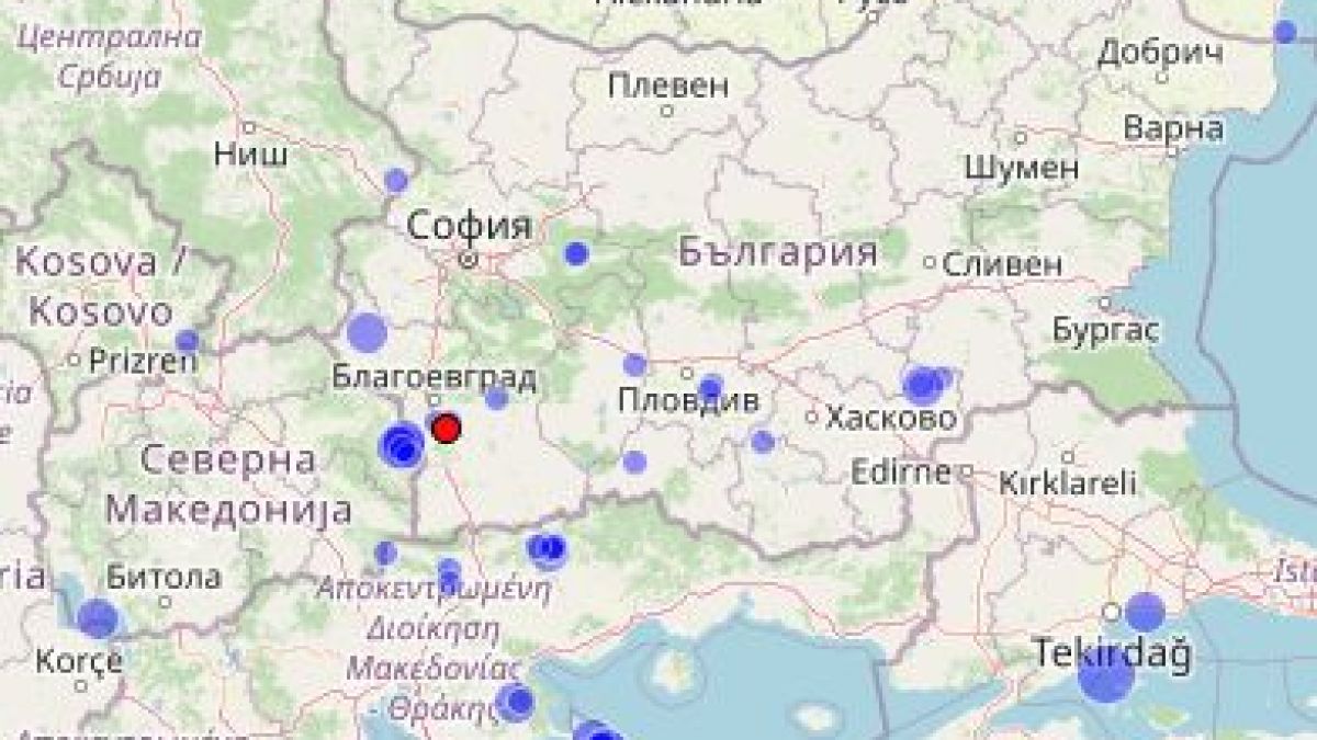 Ново земетресение разлюля България в ранни зори СНИМКИ